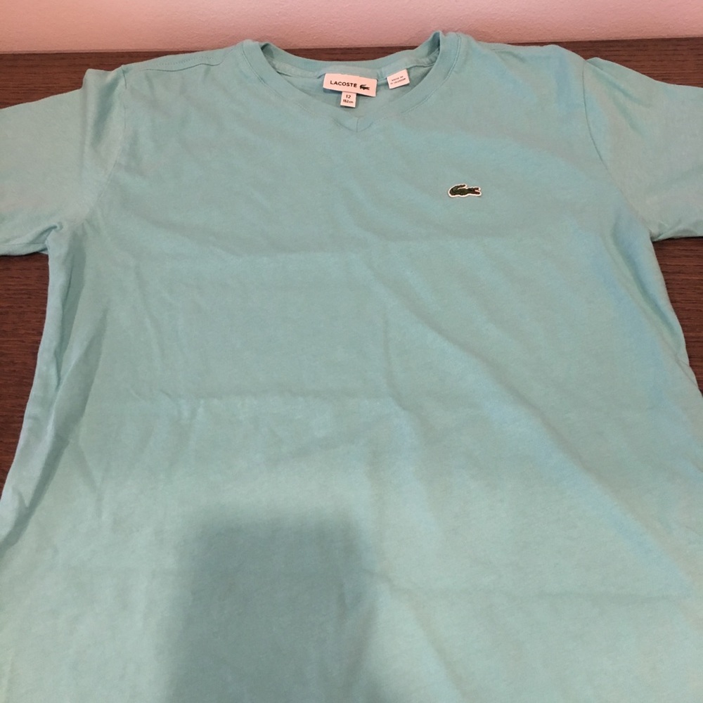 Boys Lacoste tee shirt.